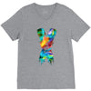 jake paul x colorful V-Neck Tee