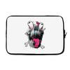 scary skull Laptop sleeve