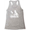 bear grills  funny Racerback Tank