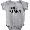 great beard Baby Bodysuit