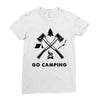 Go Camping Ladies Fitted T-Shirt