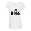 The Boss - The Real Boss Maternity Scoop Neck T-shirt