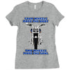 funny , fourtwo wheels, ideal gift, birthday present Ladies Fitted T-Shirt
