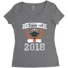 class of 2018 Women's Triblend Scoop T-shirt