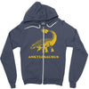 ankylosaurus dinosaur Zipper Hoodie