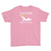 caution men at work Youth Tee