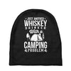 love whiskey and camping! Baby Beanies