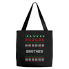 ugly christmas brother Tote Bags