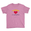 teaching is a work of heart Youth Tee