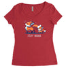 foxy mama Women's Triblend Scoop T-shirt