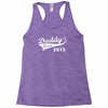 daddy since 2015   mens funny Racerback Tank