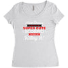 i never dreamed i'd grow up to be a super cute scorpio but here i am k Women's Triblend Scoop T-shirt