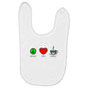 peace love coffee (2) Baby Bibs