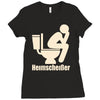 heimschei&szlig;er funny Ladies Fitted T-Shirt
