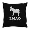 lmao Throw Pillow