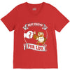 new owl best friend for life V-Neck Tee
