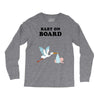 Baby On Board with Stork Long Sleeve Shirts