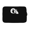 rabbit silhouette Laptop sleeve