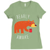bearly awake Ladies Fitted T-Shirt