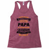 Super Cool Papa Of A Freaking Awesome Grandson Racerback Tank