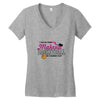 makeup to basketball Women's V-Neck T-Shirt