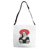 nun fuck Adjustable Strap Totes