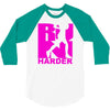 run harder gym workout 3/4 Sleeve Shirt