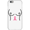 breast with pink ribbon iPhone 6/6s Case