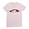 November Peeking Out Asian Baby Girl Ladies Fitted T-Shirt