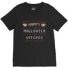 happy halloween witches V-Neck Tee