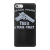 learn polish peace iPhone 7 Case