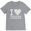 i love jogging V-Neck Tee