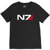 mass effect n7 logo V-Neck Tee