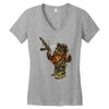 gwok Women's V-Neck T-Shirt