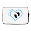Baby Boy with Heart Any Name Customized Laptop sleeve