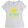 petod Women's Triblend Scoop T-shirt
