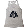 big shark little fish Racerback Tank