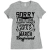 This Girl Is Taken By A Super Sexy March Boyfriend Ladies Fitted T-Shirt