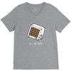 space heater V-Neck Tee