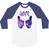 galaxy cartoon hands dope 3/4 Sleeve Shirt
