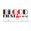 blood first License Plate