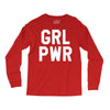 girl power white logo Long Sleeve Shirts