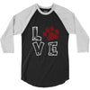 love paw rhinestud 3/4 Sleeve Shirt