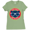 try not to suck Ladies Fitted T-Shirt
