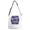 all you need is love is all you need Adjustable Strap Totes