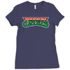 midlife mutant ninja crisis (logo) Ladies Fitted T-Shirt