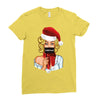 pop art christmas Ladies Fitted T-Shirt