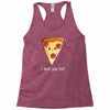 i love pizza! Racerback Tank