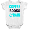 coffee books and rain Baby Bodysuit