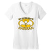 my superhero is barman Women's V-Neck T-Shirt